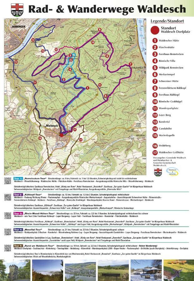 Auszeit Rhein-Mosel Waldesch Exterior foto
